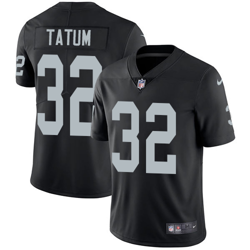 Nike Raiders #32 Jack Tatum Black Team Color Men's Stitched NFL Vapor Untouchable Limited Jersey - Click Image to Close